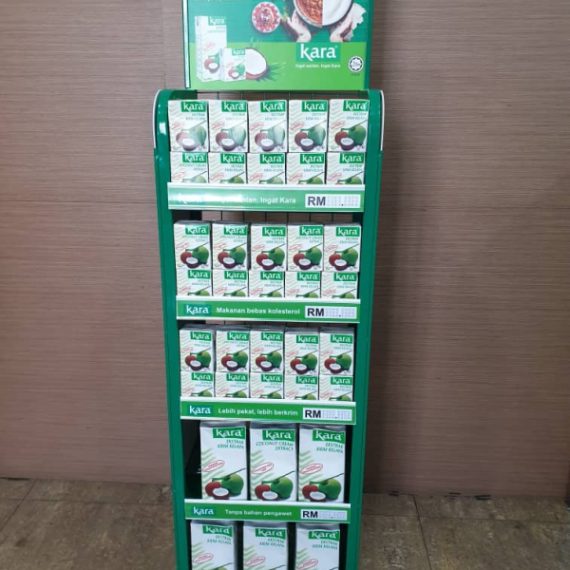 Milk Display Rack Netwell Engineering Work Sdn Bhd | 5 Tier Metal Shelves Floor Coconut ...