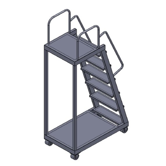 Netwell Engineering Work Sdn Bhd 4 Step Ladder Trolley
